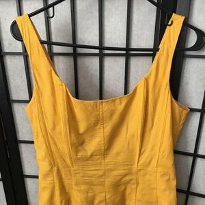 Women's yellow sundress